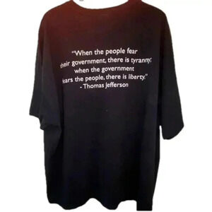 Gildan 100% Heavy Cotton Tee Shirt Black Size 3X Like New